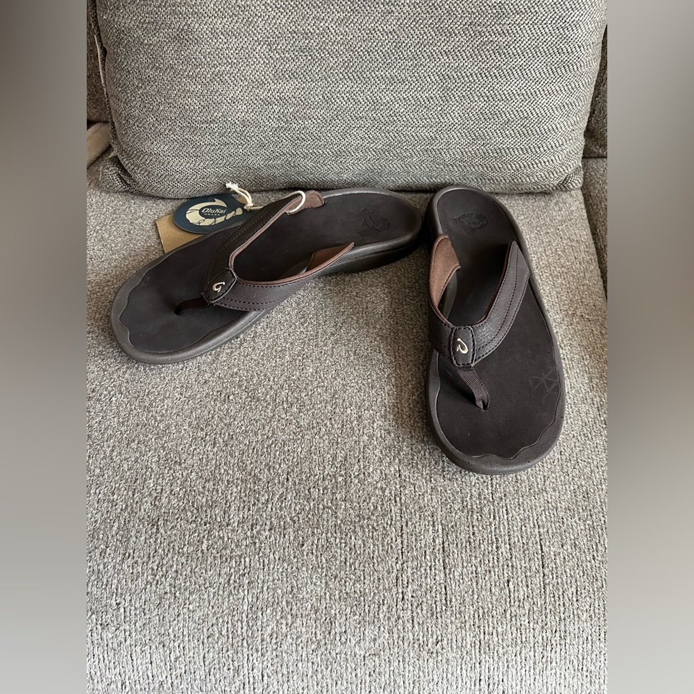 OluKai Women’s Ohana Dk Java/Dk Java Flip Flop Sa… - image 6